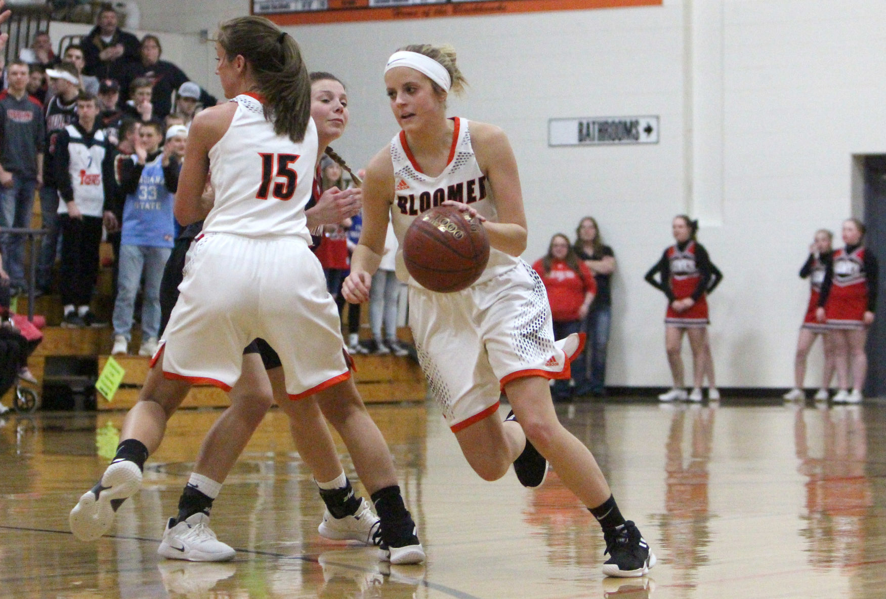 Baldwin-Woodville at Bloomer girls basketball 2-22-19
